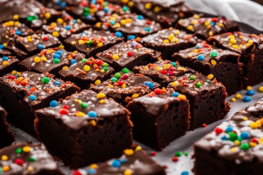 brownies with sprinkles